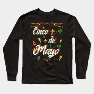 Fiesta Cinco De Mayo 5 De Mayo Mexico Long Sleeve T-Shirt